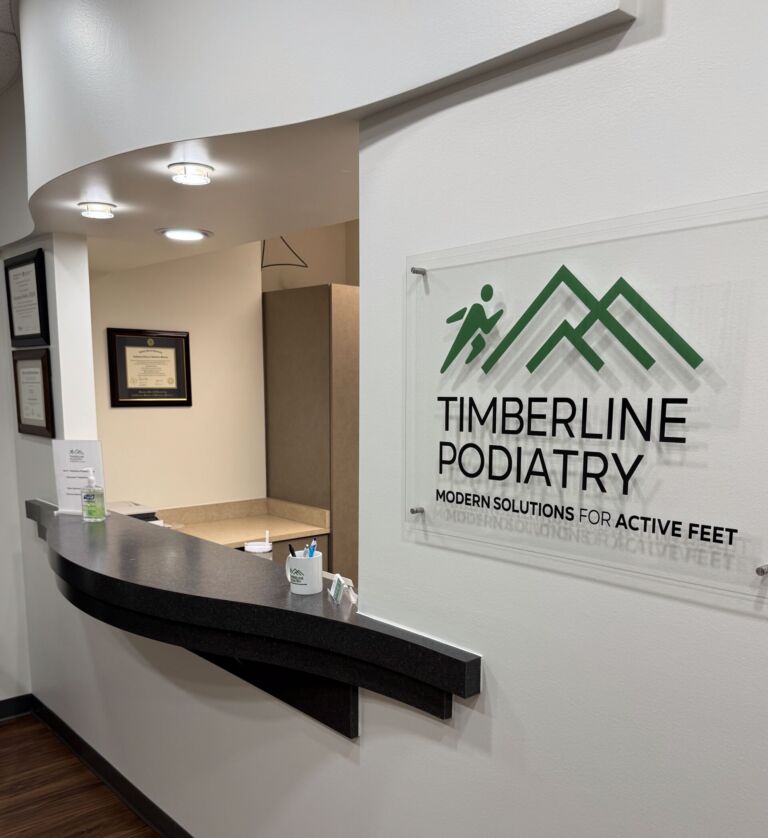 Timberline Podiatry podiatry clinic reception in Littleton CO - convenient location for residents